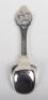 A Continental caddy spoon, marked 830S - 2