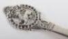A Continental caddy spoon, marked 830S - 4