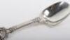 A Continental caddy spoon, marked 830S - 5