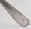 A set of six Georgian silver teaspoons, Benjamin Montigue - 4