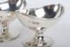 A pair of silver salts, D&J Wellby Ltd, London 1910 - 4