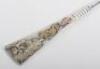 A rare pickle fork, with enamelled applied decoration to handle - 4