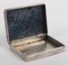 A silver and enamel box, unmarked - 4