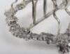 A Georgian silver toast rack, circa 1820 - 6