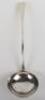 A George II Old English pattern silver sauce ladle, London 1753