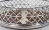 A pair of George III silver coasters, Thomas & William Chawner, London 1768 - 2