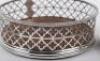 A pair of George III silver coasters, Thomas & William Chawner, London 1768 - 7