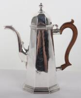 A rare George I silver coffee pot, Thomas Parr I, London 1719