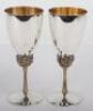 A pair of Stuart Devlin goblets, 1977 - 2