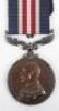 George V Military Medal (M.M) Royal Garrison Artillery