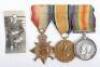 WW1 British 1914-15 Star Medal Trio Royal Sussex Regiment - 2