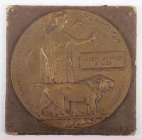 Great War 1st Day of the Somme Queens Royal West Surrey Regiment Memorial Plaque