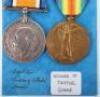 Great War Battle of the Somme Wounded Medal Pair Royal Fusiliers - 3