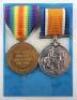 Great War Battle of the Somme Wounded Medal Pair Royal Fusiliers - 4