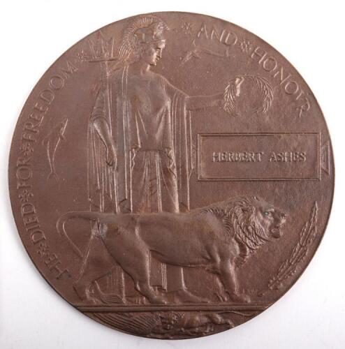 Great War Loyal North Lancashire Regiment German Spring Offensive 1918 Casualty Memorial Plaque Grouping