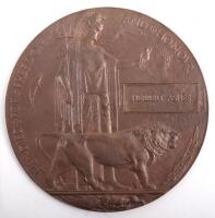 Great War Loyal North Lancashire Regiment German Spring Offensive 1918 Casualty Memorial Plaque Grouping