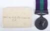 * George VI General Service Medal Officer Royal Artillery