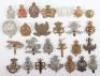 26x British Yeomanry Regiments Cap Badges