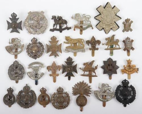 27x British Territorial Battalion Cap Badges