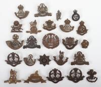 Good Selection of British Officers Regimental Collar Badges