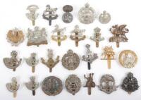 25x British Infantry Regiments Cap Badges