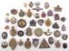 Good Mixed Lot of Home Front and Regimental Lapel Badges and Sweetheart Brooches