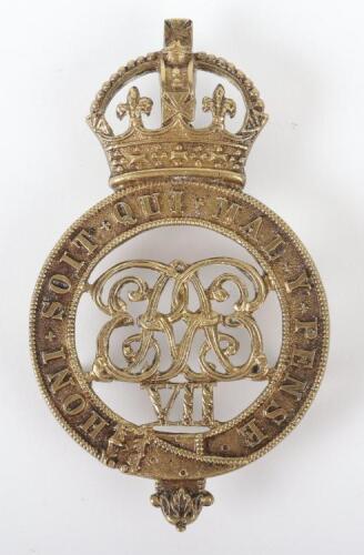 Rare Edward VII Grenadier Guards Pouch Badge