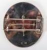 Hallmarked Silver Scots Guards Pipe Majors Plaid Brooch - 2