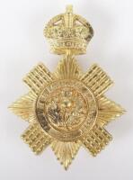 Scarce Scots Guards Sergeants Foreign Service Helmet Badge