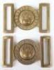 2x Grenadier Guards Edward VIII Waist Belt Clasps