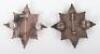 Irish Guards Officers Cap Star - 2