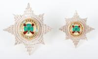 Modern Issue Irish Guards Officers Large & Small Type Cap Stars