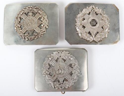 3x Scots Guards Pipers Waist Belt Clasps
