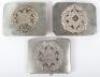 3x Scots Guards Pipers Waist Belt Clasps