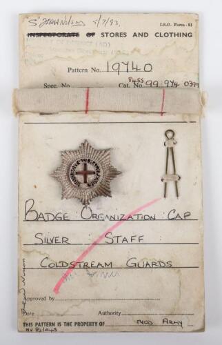 Sealed Pattern Coldstream Guards NCO&rsquo;s Cap Star