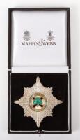 Modern Hallmarked Silver Irish Guards Pipe Majors Caubeen Headdress Badge