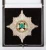 Modern Hallmarked Silver Irish Guards Pipe Majors Caubeen Headdress Badge - 2
