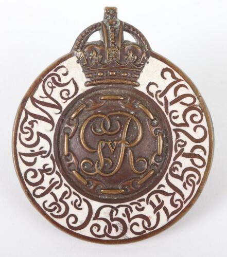 Scarce WW1 Guards Officer Training Unit Cap Badge