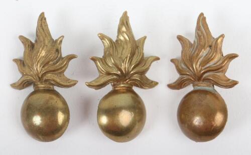 3x 101st (Munster Fusiliers) Regiment of Foot Pre-1881 Collar badges