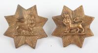 Pair of 36th (Herefordshire) Regiment of Foot Collar Badges