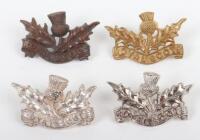 Selection of Royal Scots Collar Badges