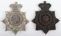 * 2x Volunteer Battalion East Surrey Regiment Helmet Plates