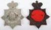 * 2x Volunteer Battalion East Surrey Regiment Helmet Plates - 2