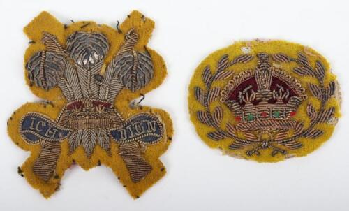* British 3rd Carabineers Sleeve Badges