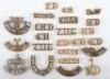 * Selection of British Metal Shoulder Titles