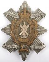 9th (The Glasgow Highlanders) Battalion Highland Light Infantry NCO’s Glengarry Badge