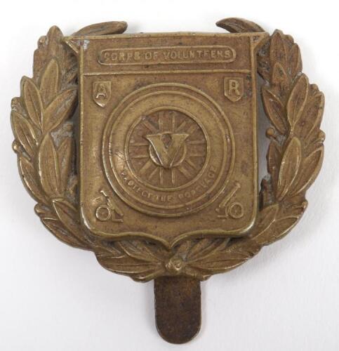 Rare WW1 Corps of Volunteer Artillery (V.T.C) Cap Badge