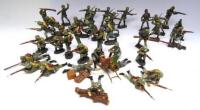 Elastolin 70mm scale German Army in action