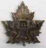 Scarce WW1 171st Overseas Battalion (Quebec Rifles) Canadian Expeditionary Force (C.E.F) Cap Badge - 2