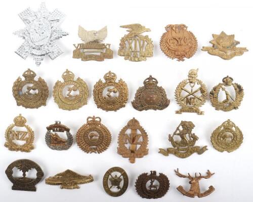 Selection of New Zealand Regimental Badges